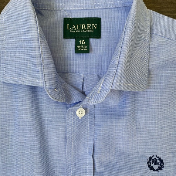 Ralph Lauren boys button shirt. Size 16 (kids). - Picture 4 of 4